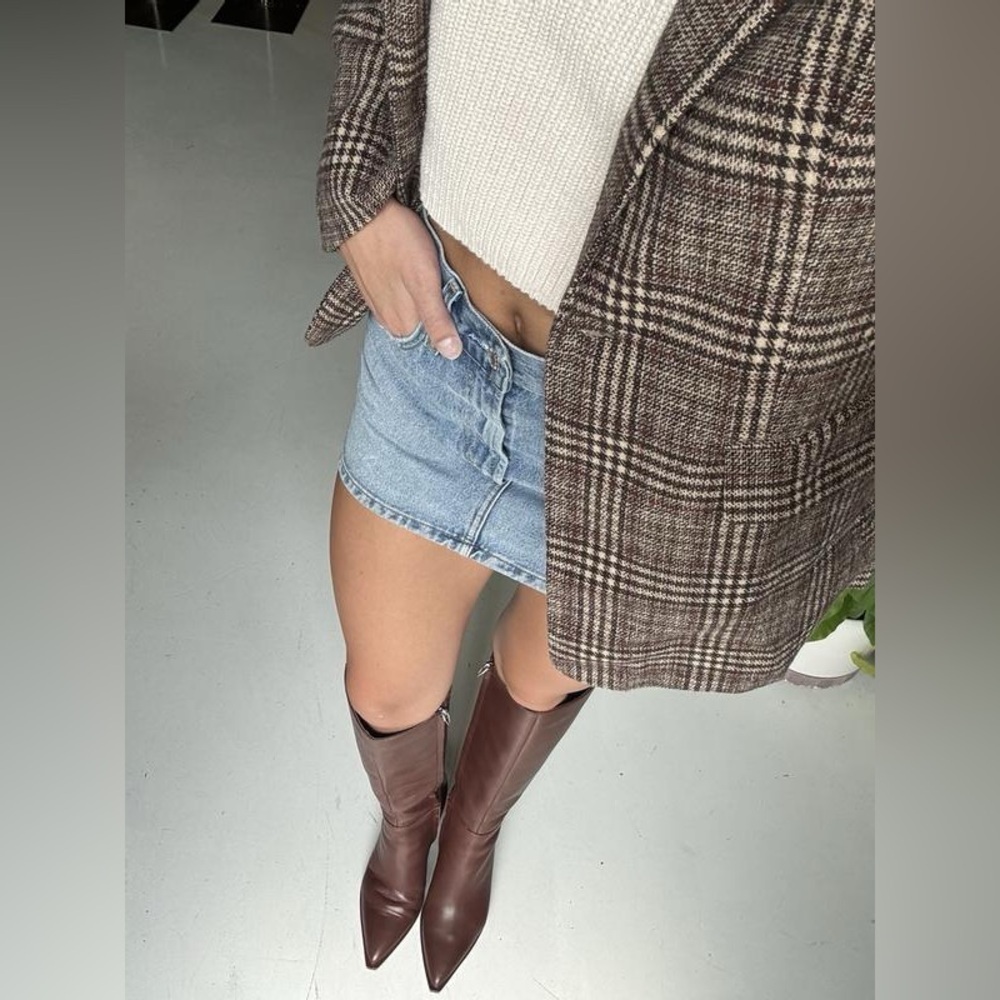 NEW Dolce Vita Auggie Wide Calf Leather Knee High Boots Chocolate Brown Size 9E - Picture 11 of 16